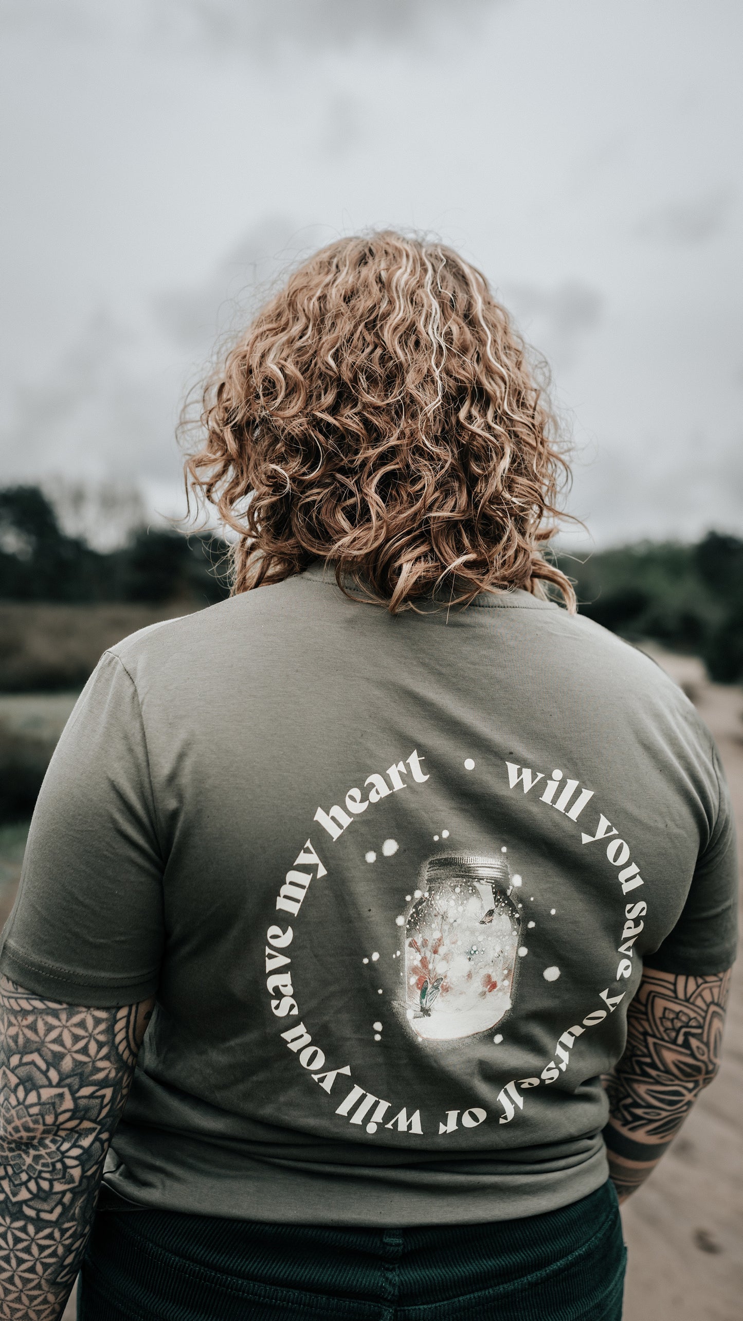 Shirt "Fireflies" khaki